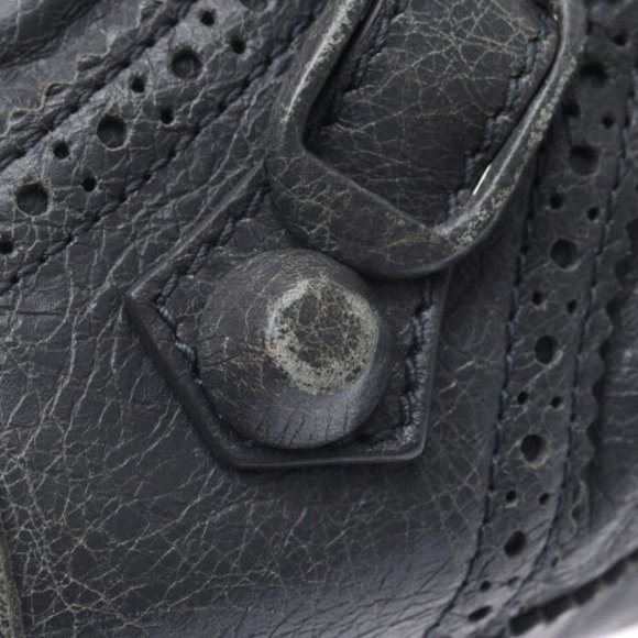 BALENCIAGA Giant City Covered Bag Grey Calf Handbag - Picture 9 of 12